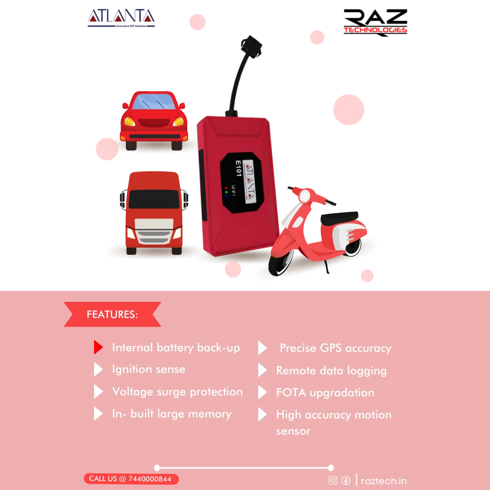 Atlanta E101 Tracking Device features