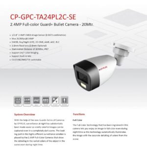 2.4MP Full-color Guard+ Bullet Camera – 20Mtr.