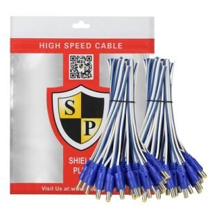 Shield Plus Dc male lead blue white-parallel