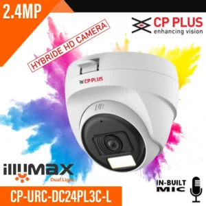 CP Plus 2.4MP Dual Light Dome Camera